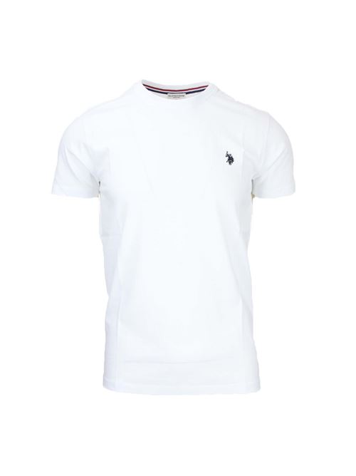 T-shirt mezza manica in cotone con logo US Polo Assn | TShirt | 6735949351100
